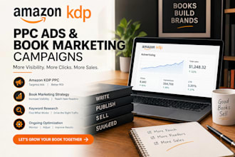 manage amazon KDP PPC ads and book marketing campaigns