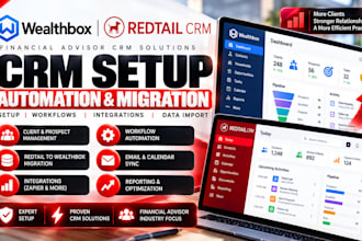 do wealthbox, redtail CRM setup, redtail to wealthbox migration, automation