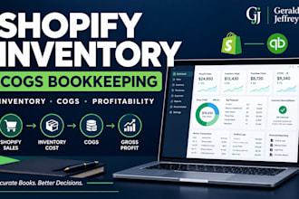 do shopify inventory and cogs bookkeeping in quickbooks online