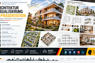 create architectural presentations and 3d visualizations