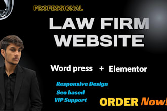 design attorney, lawyer and law firm wordpress website