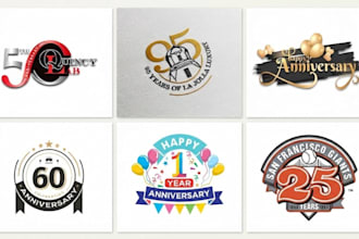 draw an unique your 20th birthday anniversary or event logo