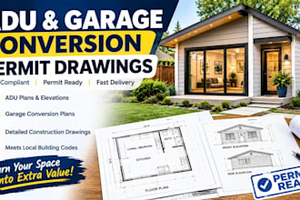 design permit ready adu and garage conversion plans