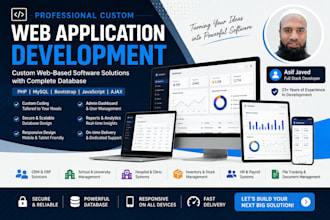 develop custom PHP web applications