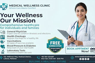 do professional home care, healthcare, medical, business brochure or flyer