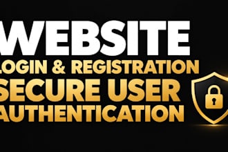 build secure PHP login, registration and user authentication website