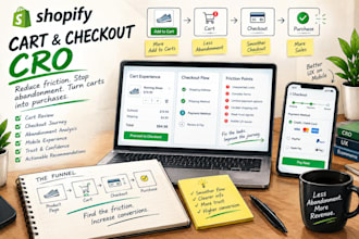 audit shopify cart and checkout cro, reduce friction and abandonment