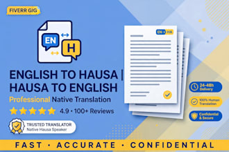 translate english to hausa and hausa to english