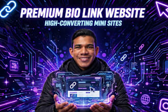 design a premium bio link website