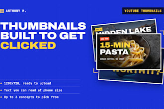 design a click worthy youtube thumbnail