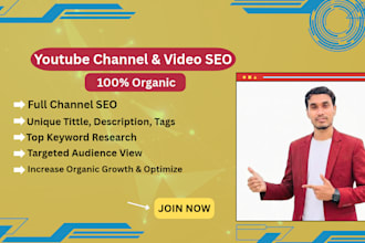 provide expert youtube SEO for better visibility and organic growth
