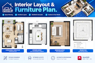 design interior floor plan furniture plan 3d interior design in autocad