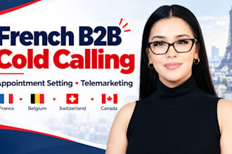 do french b2b cold calling telemarketing b2c appointment setting