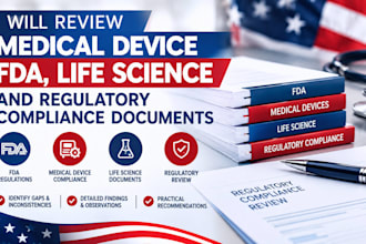 review medical device fda, life science and regulatory compliance documents