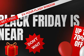 design a high converting black friday promotional email