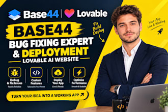 base44 bug fixing expert and base44 app deployment lovable ai website