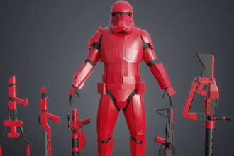 create custom 3d cosplay props weapons and printable stl