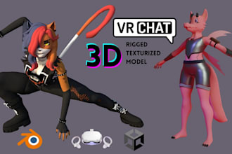 custom vrchat avatars vrc characters furry avatars