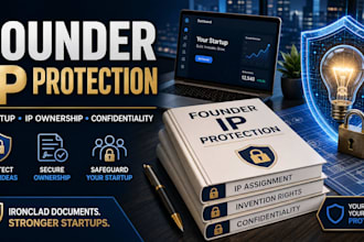 draft ironclad founder IP protection documents for your startup