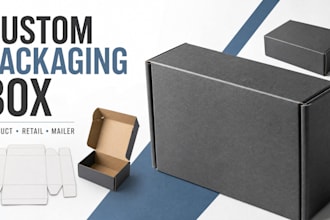 design custom product packaging boxes for retail and e commerce products