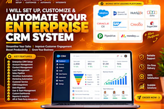 setup customize and automate your enterprise CRM system via pipedrive sugarcrm