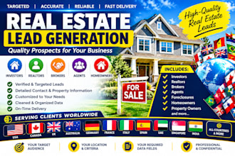 do real estate agents investors realtors lead generation
