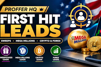 proffer HQ first hit takes sweeps leads, mega millions leads, crypto forex leads