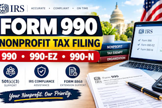 prepare and efile irs form 990, 990 ez and 990 n for nonprofits