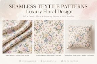 design modern textile pattern and fabric print design