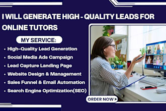 do online coaching and tutoring leads, student leads, online tutoring website