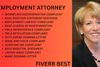 be your employment lawyer for eeoc, unpaid wages, overtime, and fmla violations