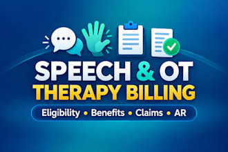 do speech and occupational therapy billing, claims and ar