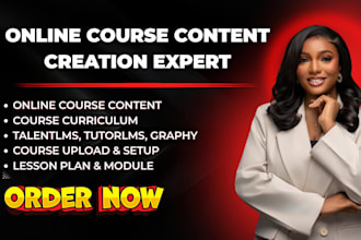 create course content on talentlms, learnworld, graphy, moodle and wordpress lms