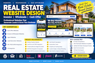 build your real estate investor wholesale and lead generation website