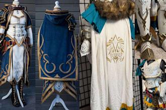 design an wearable armor for cosplay 3d model 3d weapon 3d armor for 3d printing