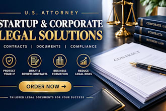draft essential US startup legal documents and business contracts