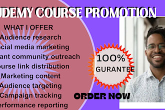 promote your udemy course with targeted online course marketing