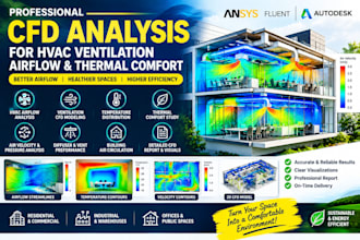 perform cfd analysis for hvac ventilation airflow and thermal comfort