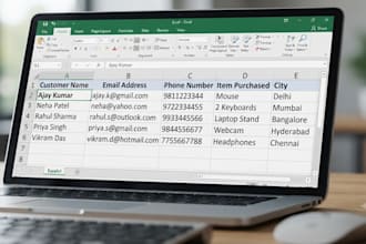 clean up, organise your messy text data into a clean spreadsheet