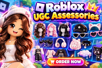 create roblox ugc, ugc accessories, roblox clothing, hairs, roblox avatar, ugc