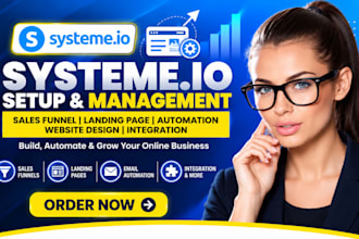 create systeme io landing page systeme io sales funnel systeme io website expert