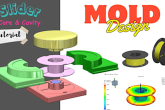 design hpdc aluminum die casting molds, core cavity and too