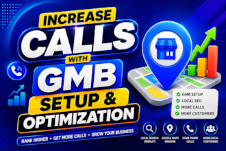 create gmb listing or setup and rank your google my business for more calls