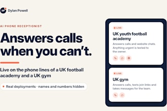 build an ai receptionist that answers your business calls and takes bookings
