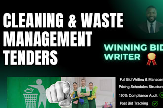 write winning cleaning bid proposal, janitorial proposal or waste management rfp