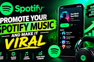 promote your spotify music and make it viral spotify