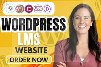 create elearning lms website with learndash tutor lms in wordpress