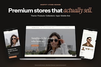 build a shopify store for your eyewear or sunglasses brand