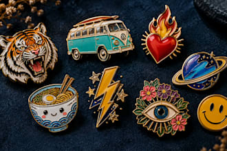 design custom enamel pins for you
