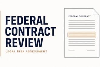 review your federal government contract for legal risks